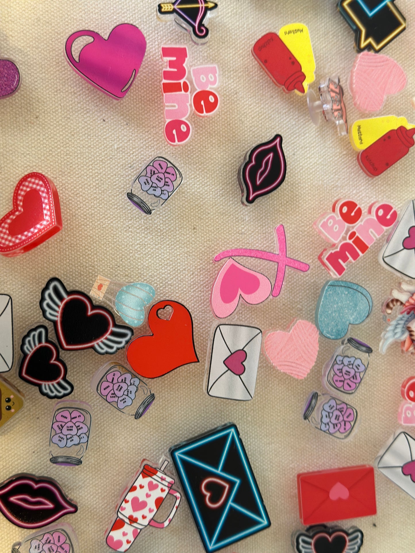Valentine's Day Croc Charms