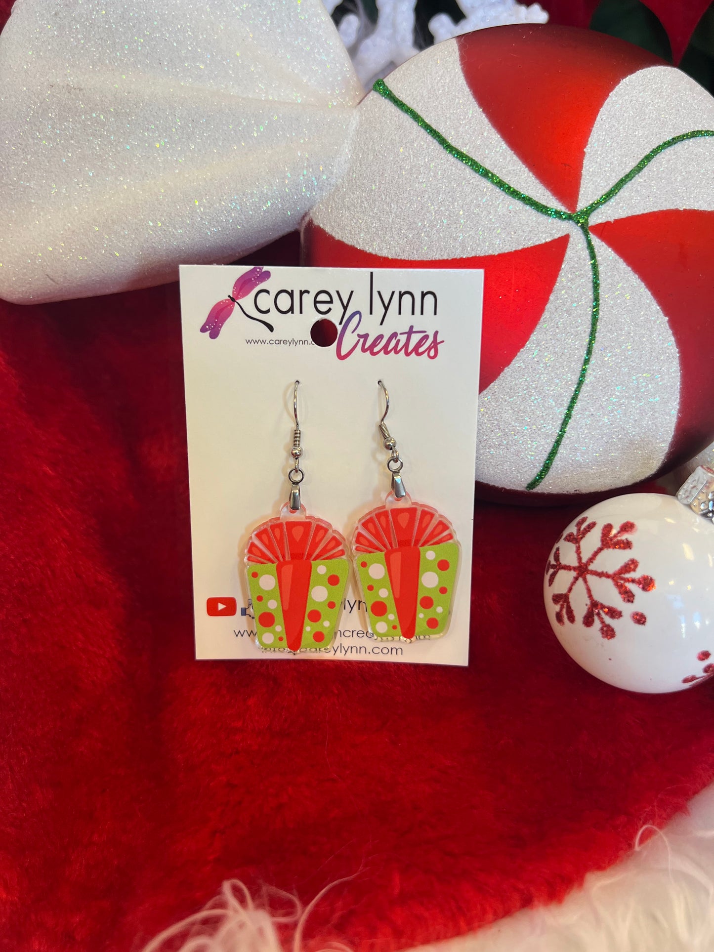 Christmas Dangle Earrings