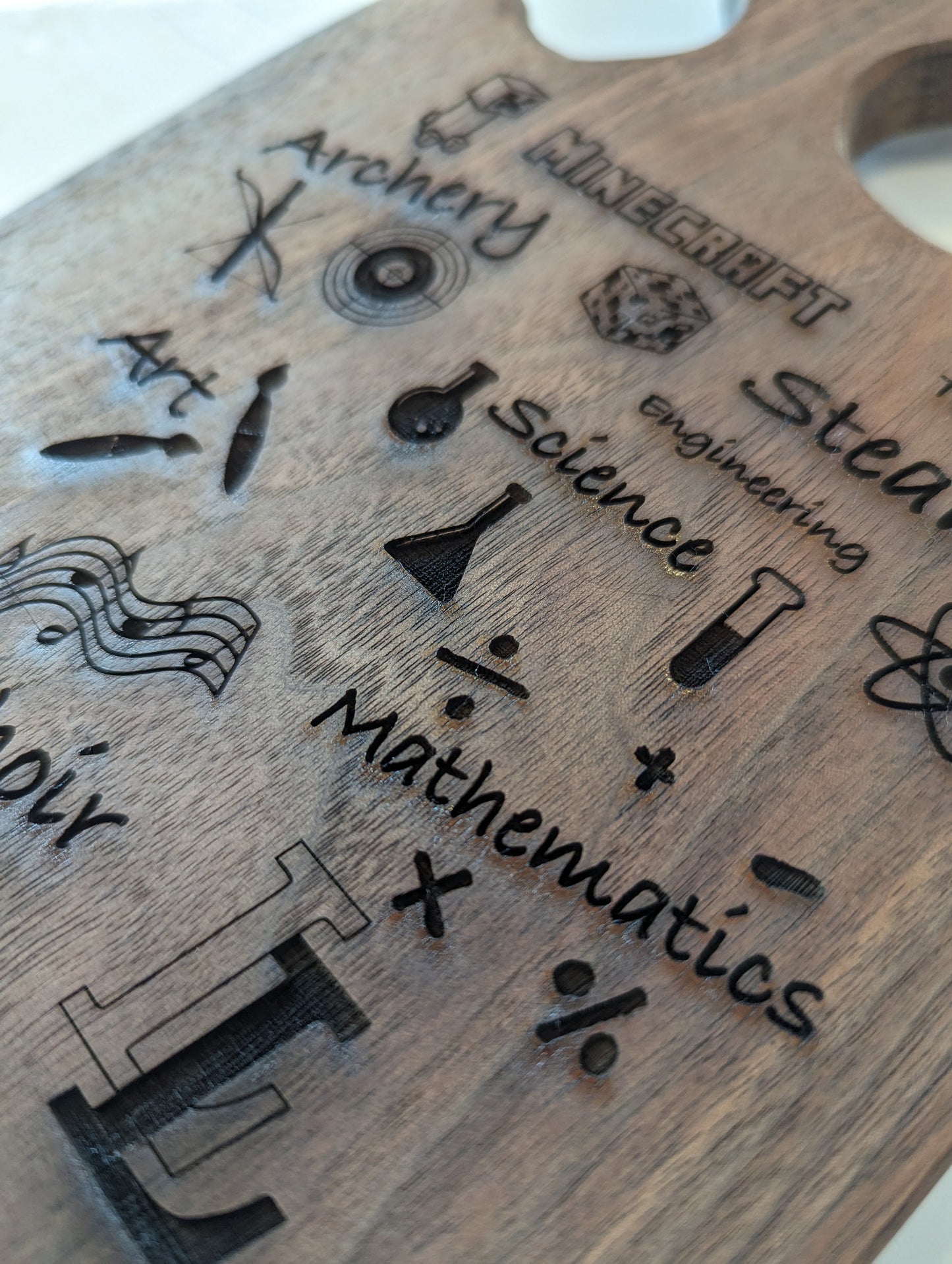 Let's Create! Engraved Desk Board