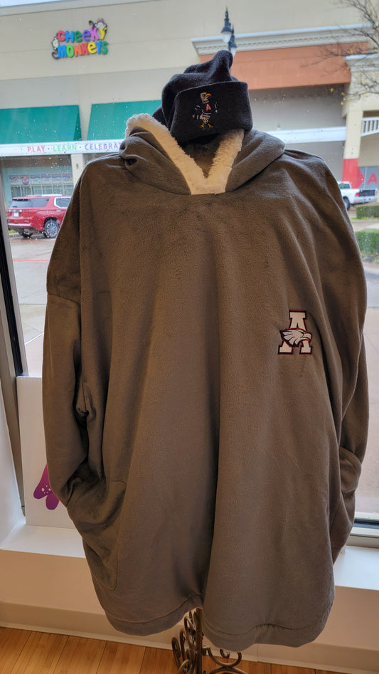 Blanket Poncho "Wearable Snuggie"