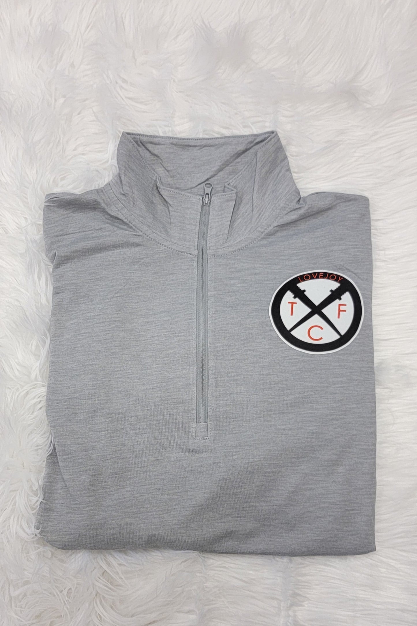 Lovejoy Track and Field Quarter-Zip Sport-Tech Crew Neck