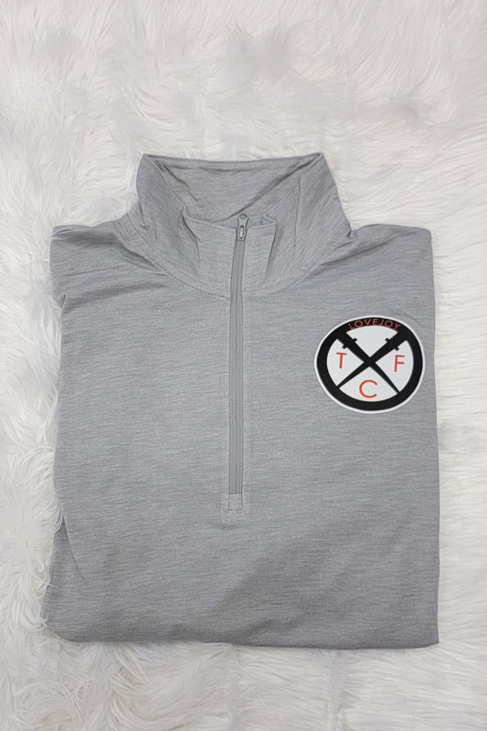 Lovejoy Track and Field Quarter-Zip Sport-Tech Crew Neck