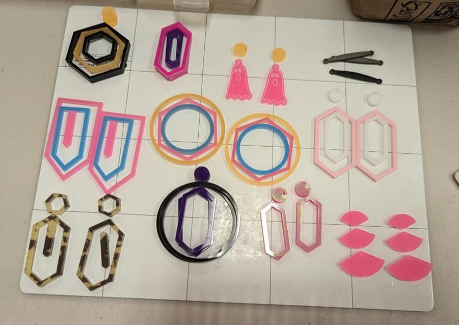 Let's Create! - Geometric Earrings - 2 Pair for the price of ONE!