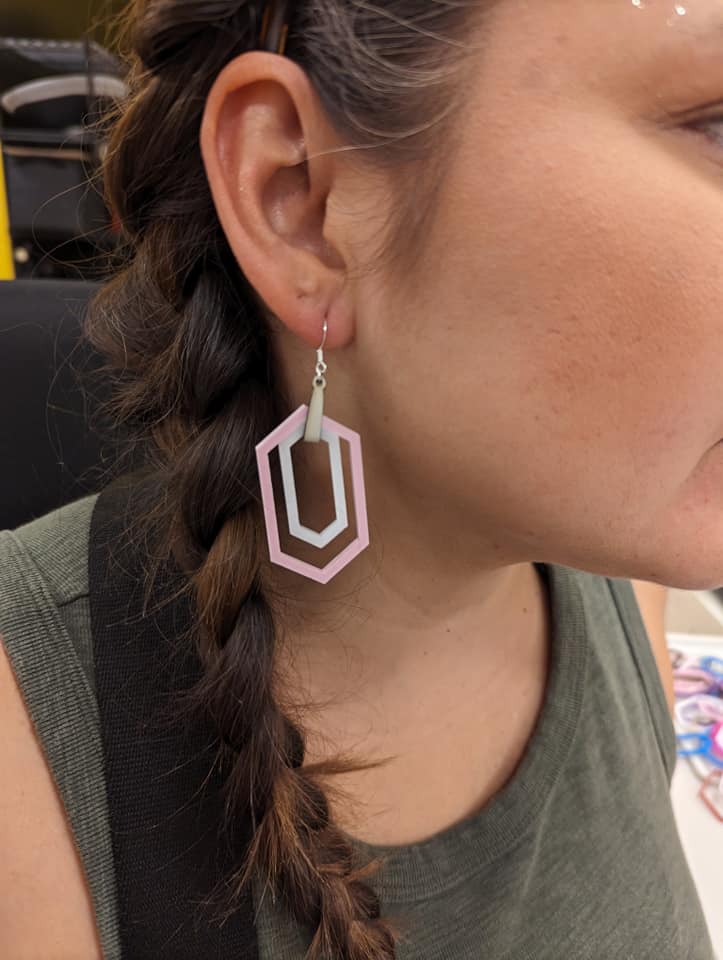Let's Create! - Geometric Earrings - 2 Pair for the price of ONE!