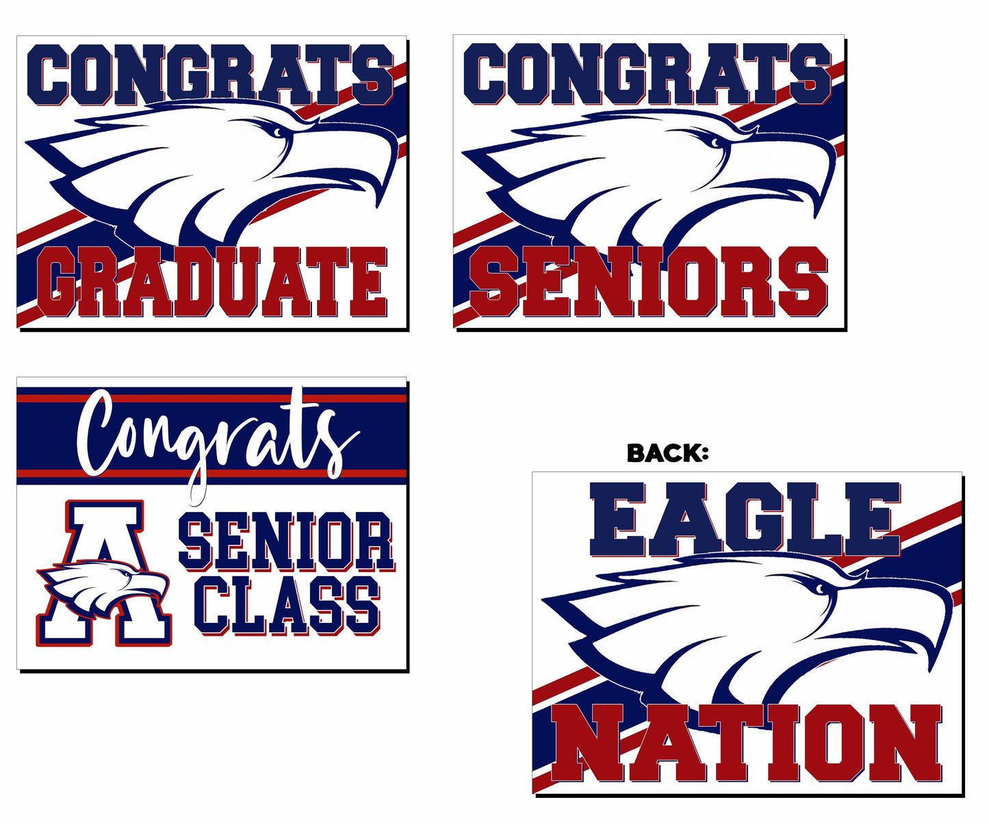 Allen Graduation Signs