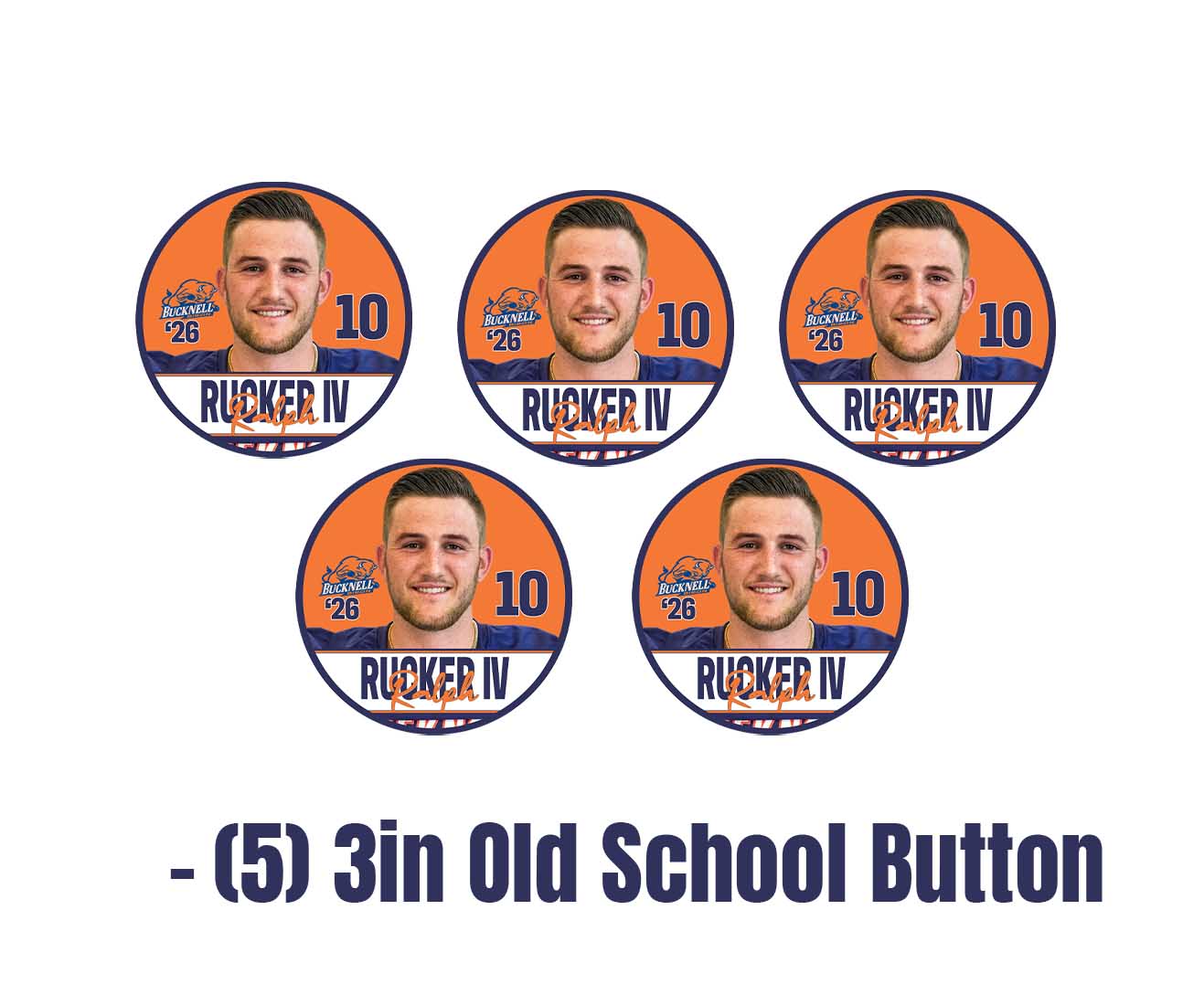 Classic Player Pinback Buttons
