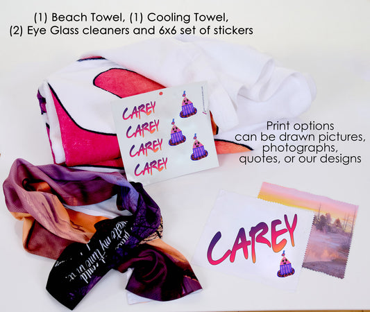 Lets Create! Custom Designed Cooling Towel