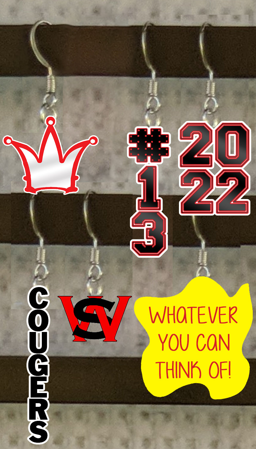 Acrylic - Earrings, Keychains & More