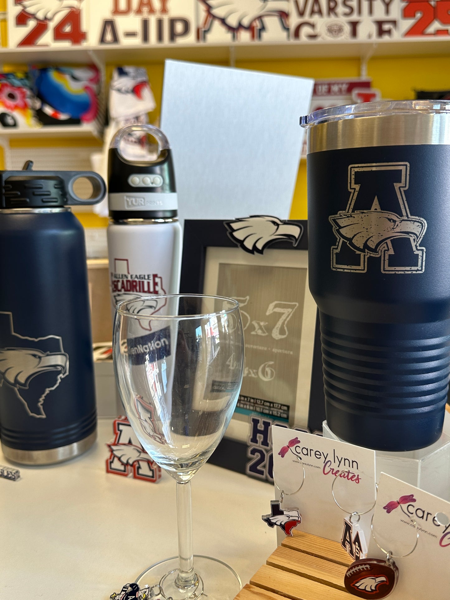 Allen Eagles Acrylic Earrings, Keychains, and  More