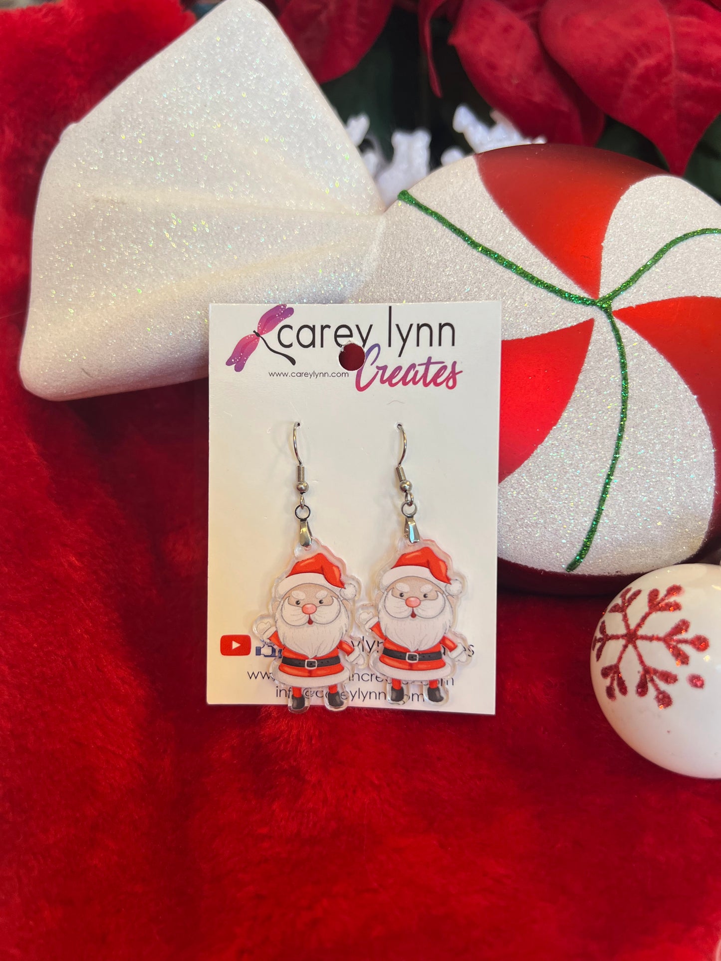 Christmas Dangle Earrings