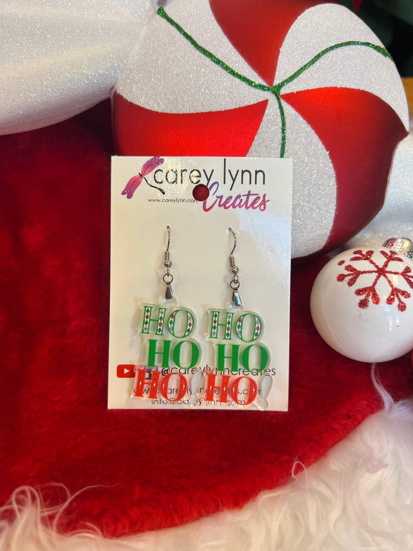 Christmas Dangle Earrings