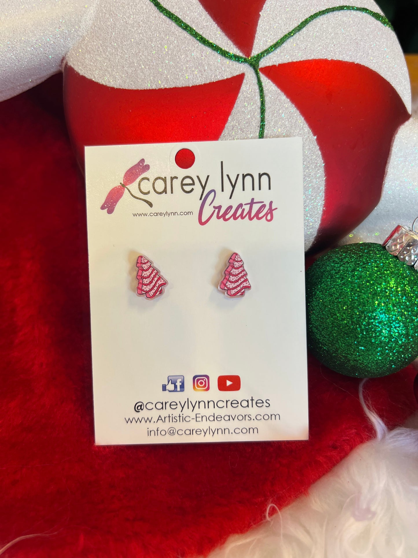 Christmas Post Earrings