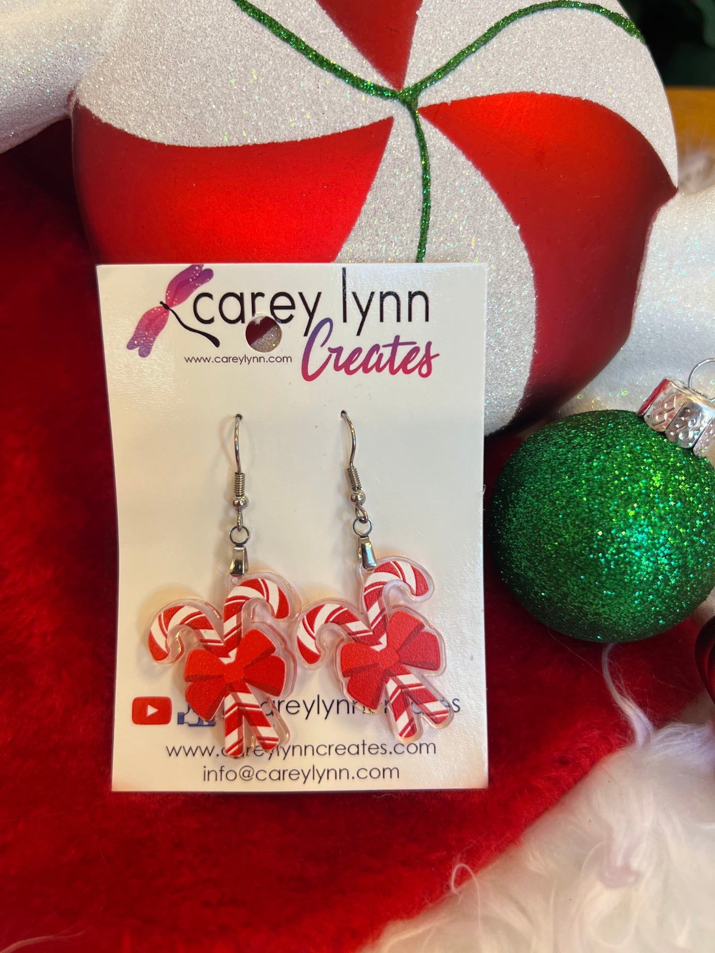 Christmas Dangle Earrings