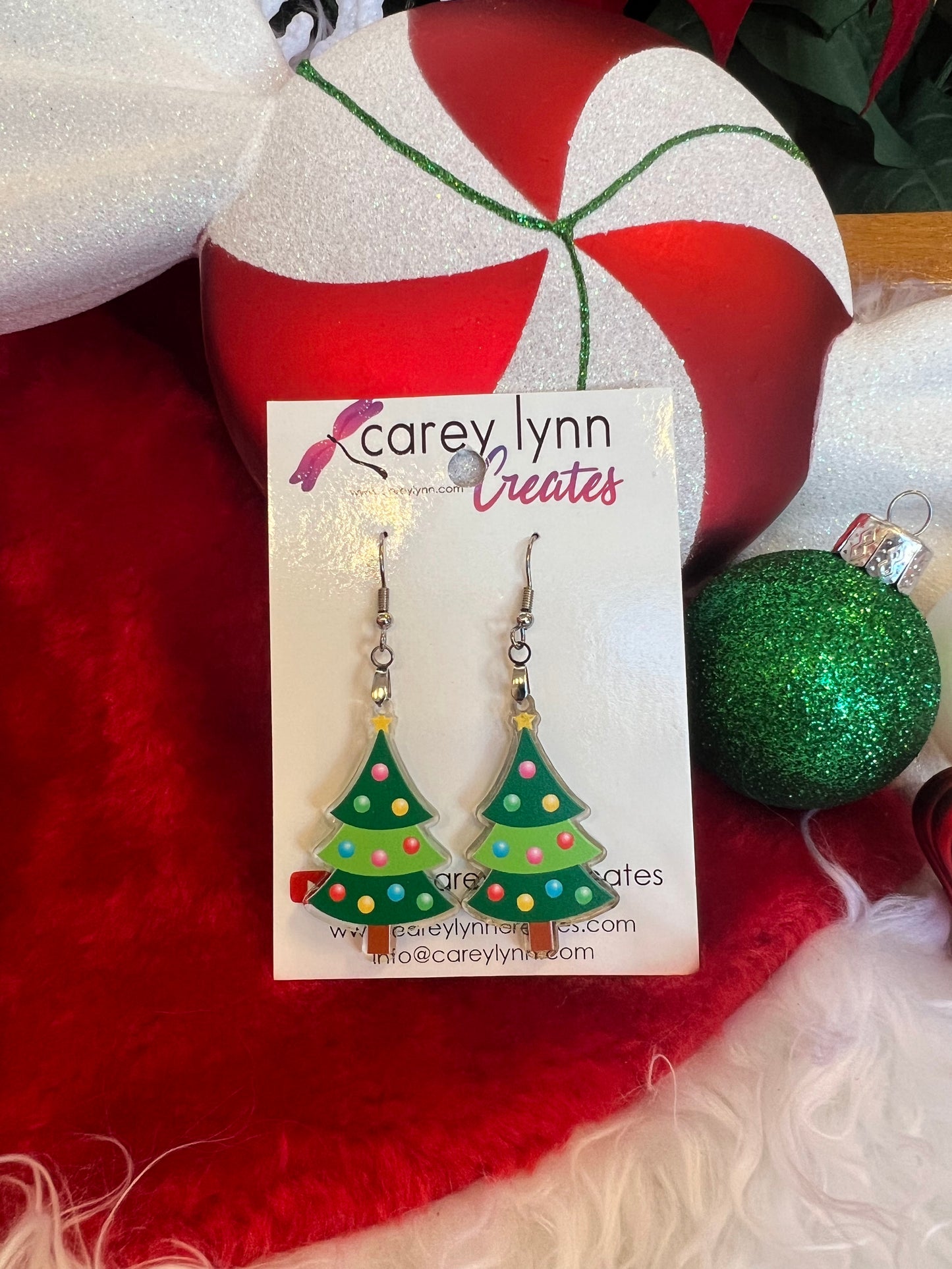 Christmas Dangle Earrings