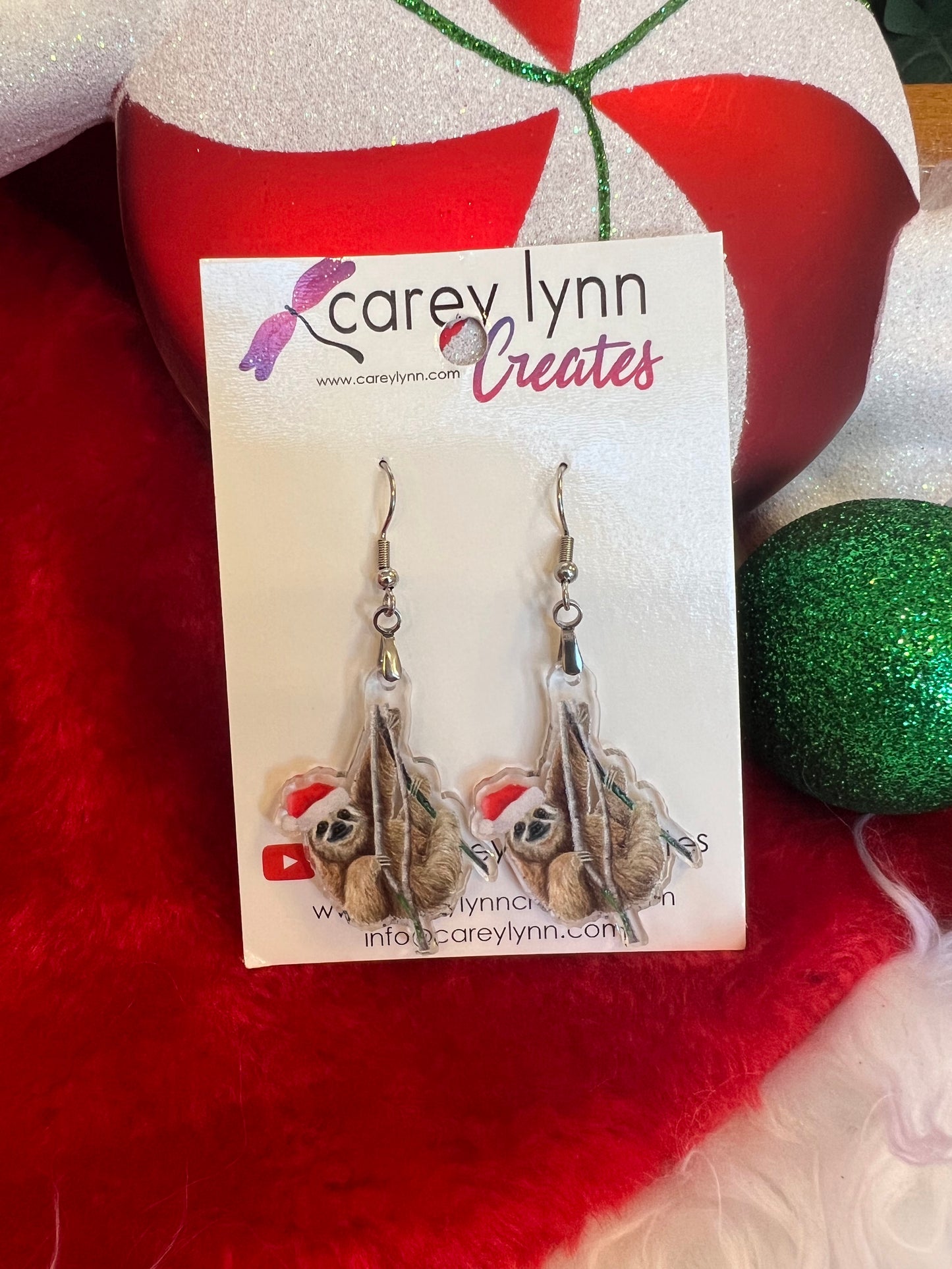 Christmas Dangle Earrings