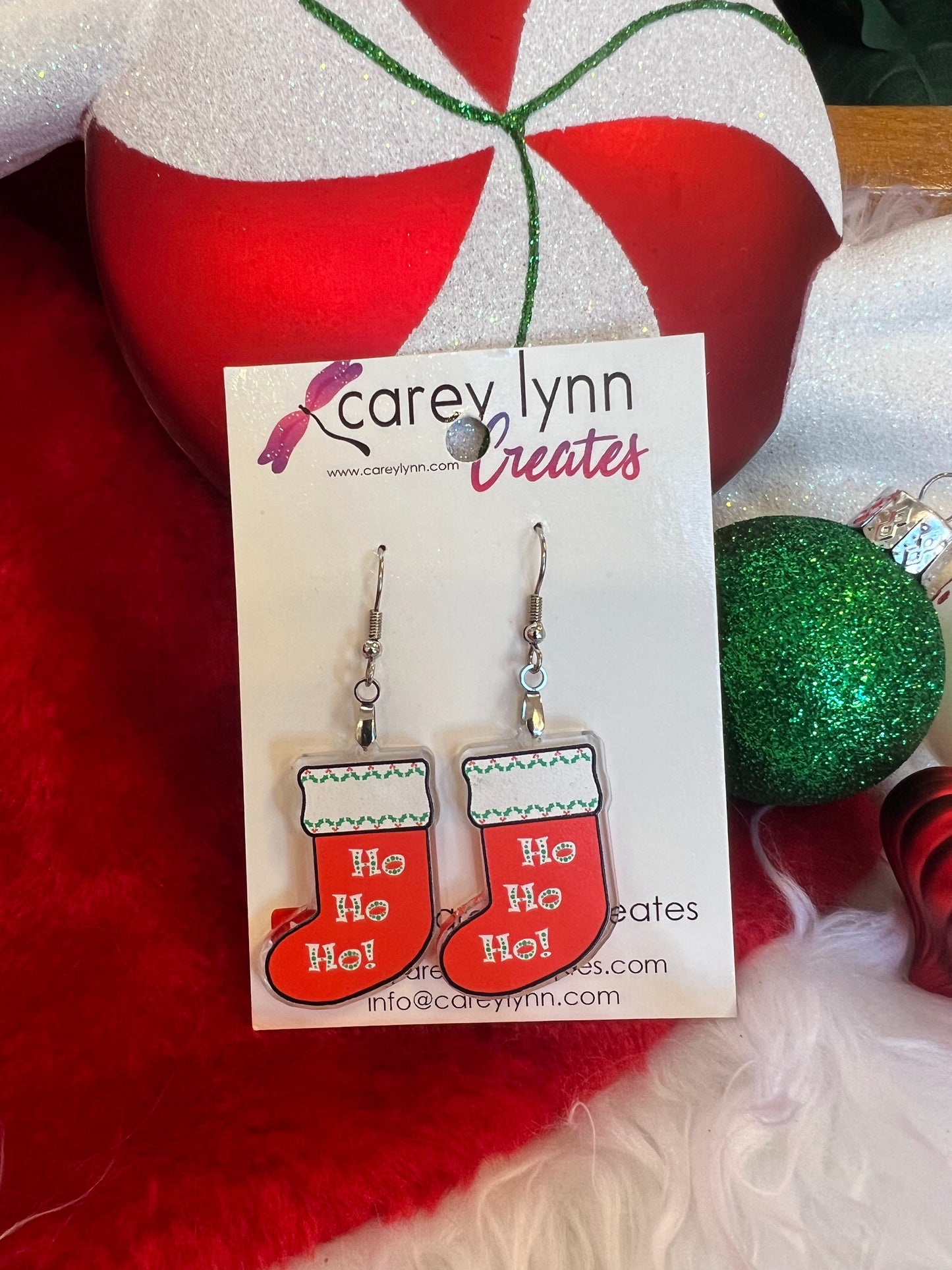 Christmas Dangle Earrings