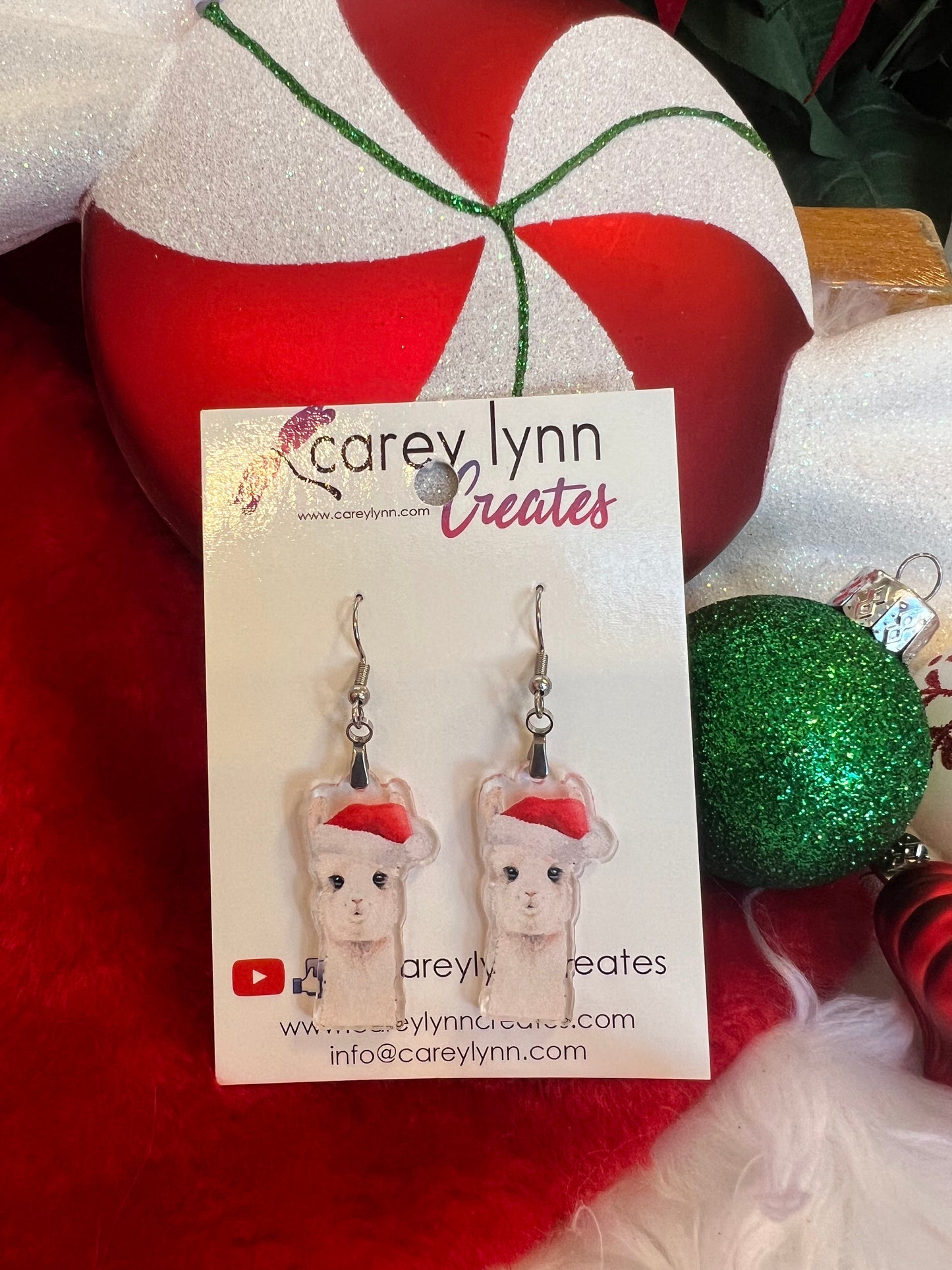 Christmas Dangle Earrings