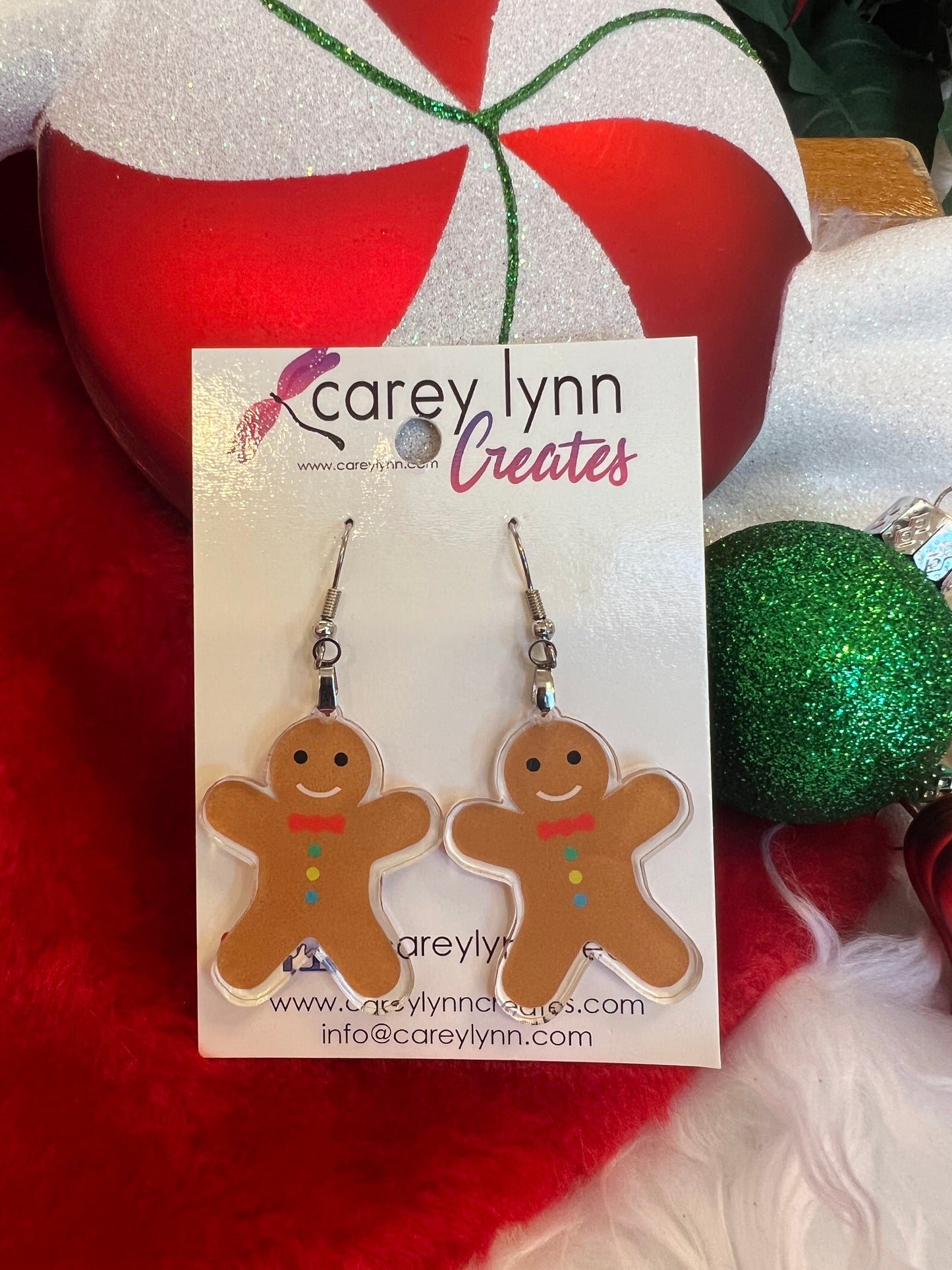 Christmas Dangle Earrings