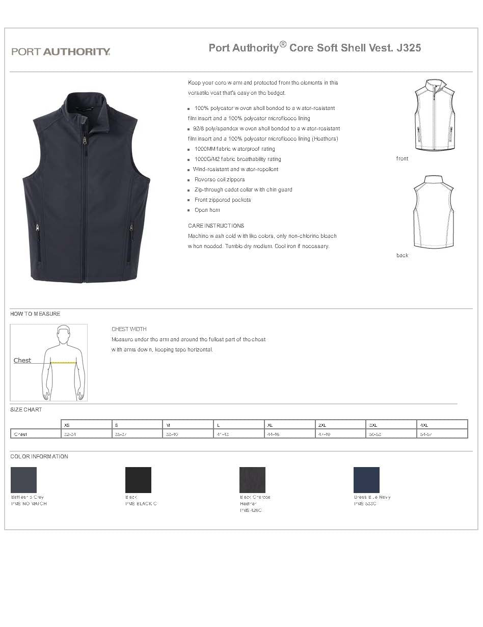 Texas School Charities - Tech Vest