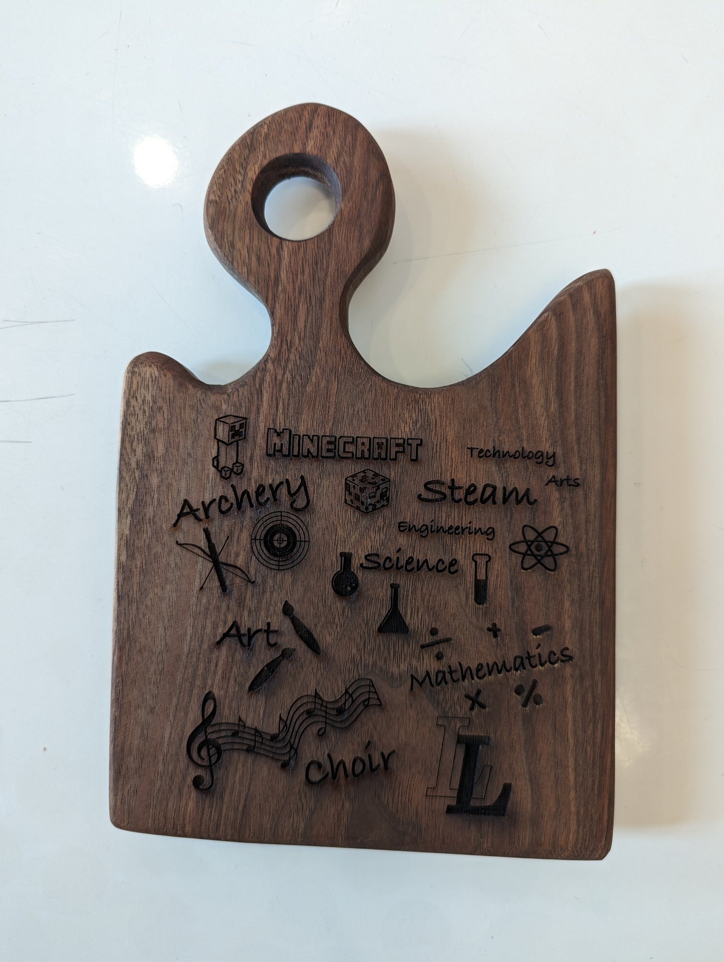 Let's Create!  Engraved Desk Board