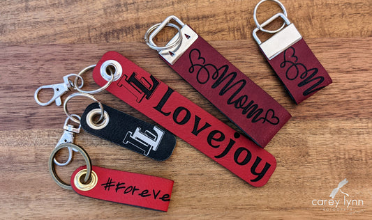 Leatherette Key Chain