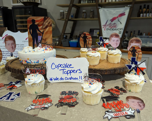 Graduation Cupcake Toppers