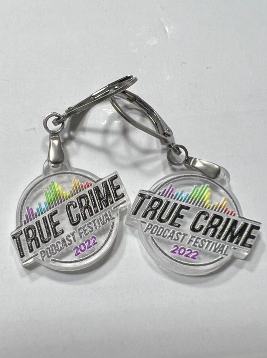 Branded Acrylic Earrings & Keychains
