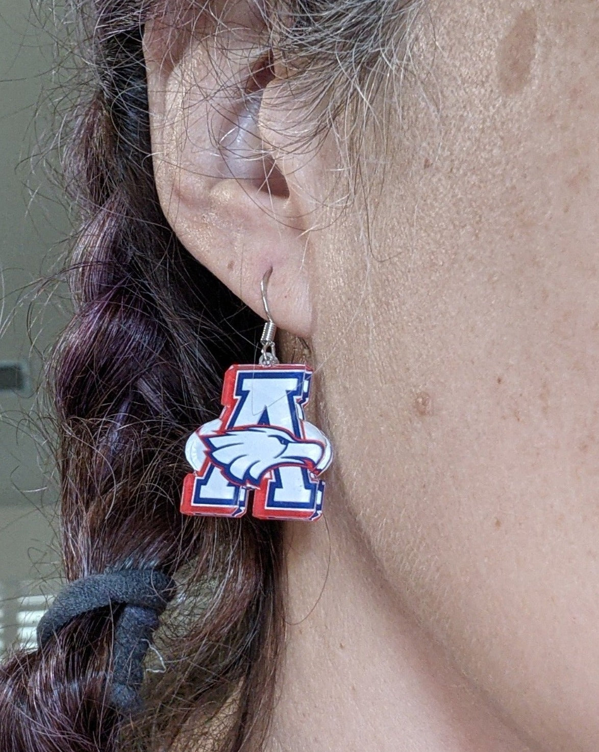 Texas School Acrylic - Earrings, Keychains & Magnets