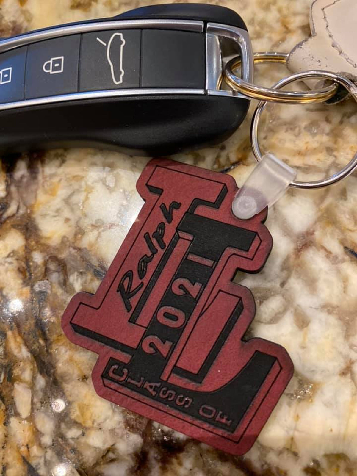 Leatherette Key Chain